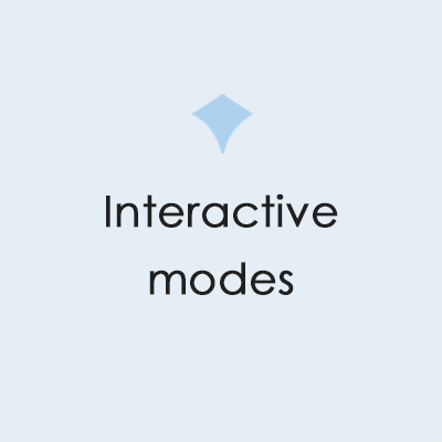 Interactive modes in UVENT ventilator