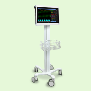 patient monitor UM 300-15 mobile trolley with basket
