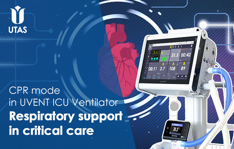 ICU ventilators UVENT-S CPR ventilation mode